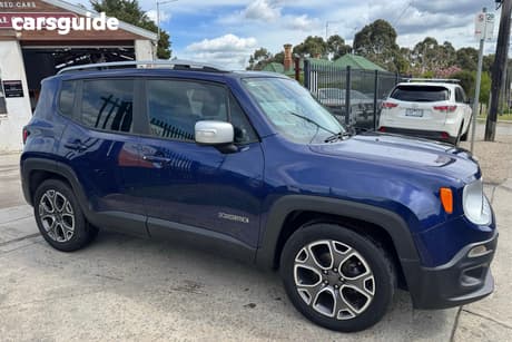 Blue 2016 Jeep Renegade Wagon Limited