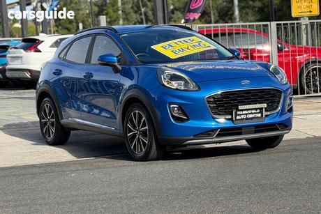 Blue 2020 Ford Puma Hatchback
