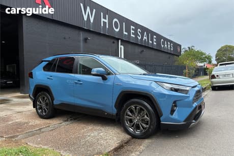 Blue 2022 Toyota RAV4 Wagon Gxl (2Wd) Hybrid