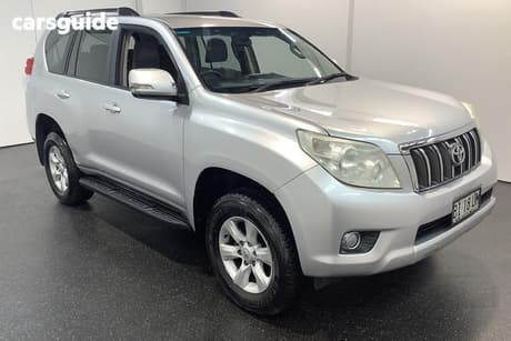 Silver 2010 Toyota Landcruiser Prado Wagon Gxl (4X4)