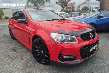 Red 2016 Holden Commodore Sedan Sv6 Black Pack