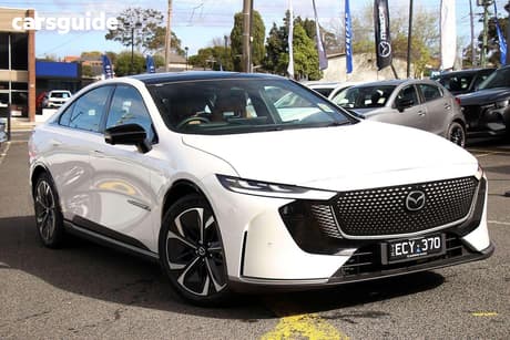 White 2026 Mazda 6E Sedan Atenza
