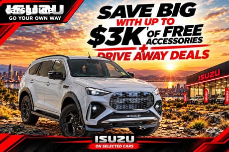 Grey 2026 Isuzu MU-X Wagon X-Terrain (4X4)