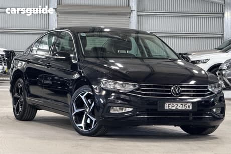 Black 2021 Volkswagen Passat Sedan 140Tsi Business