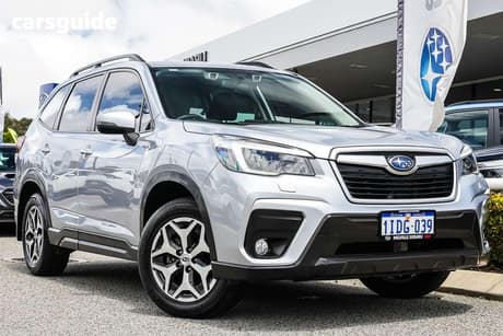 Silver 2021 Subaru Forester Wagon 2.5I (Awd)