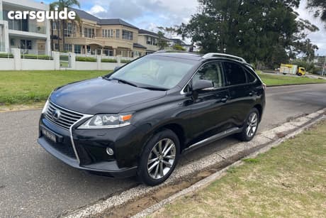 Black 2013 Lexus RX450H Wagon Sports Luxury