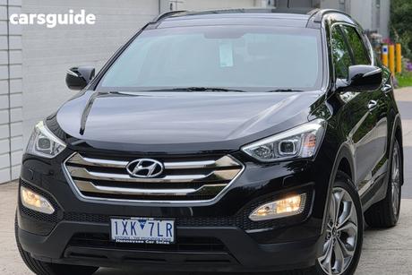 Black 2012 Hyundai Santa FE Wagon Highlander Crdi (4X4)