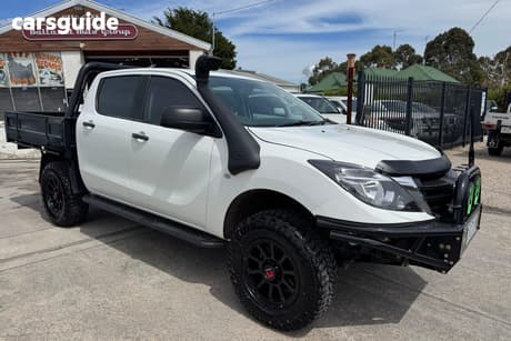 White 2019 Mazda BT-50 Dual Cab Chassis Xt (4X4) (5Yr)