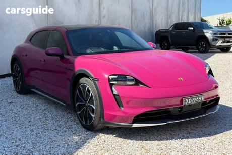 Purple 2022 Porsche Taycan Wagon 4S Cross Turismo