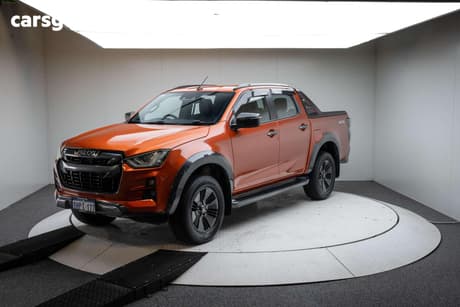 Orange 2022 Isuzu D-MAX Crew Cab Utility X-Terrain (4X4)