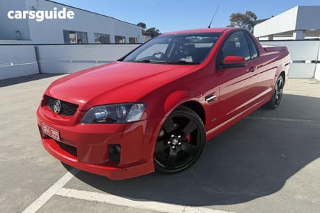 Red 2010 Holden UTE Ute Tray SS V R