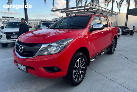 Red 2016 Mazda BT-50 Dual Cab Utility Xtr (4X4)