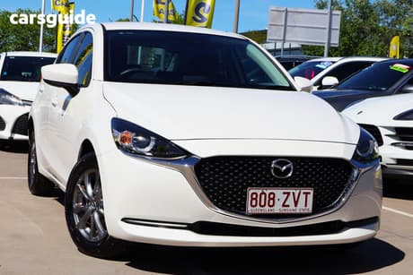 White 2020 Mazda 2 Hatchback G15 Pure