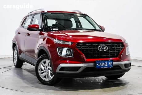 Red 2025 Hyundai Venue Wagon