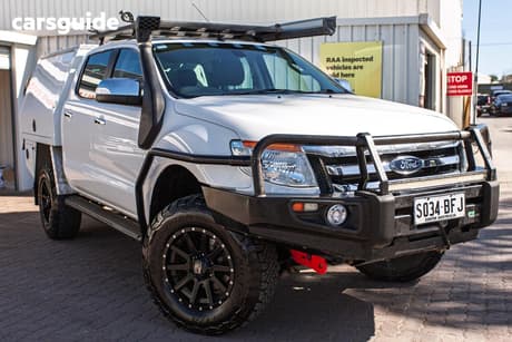 White 2015 Ford Ranger Dual Cab Utility Xlt 3.2 (4X4)