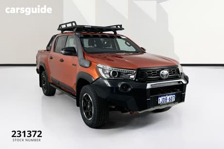 Orange 2020 Toyota Hilux Double Cab Pick Up Rugged X (4X4)