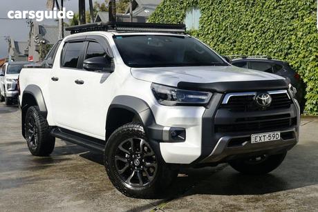 White 2023 Toyota Hilux Double Cab Pick Up Rogue (4X4)