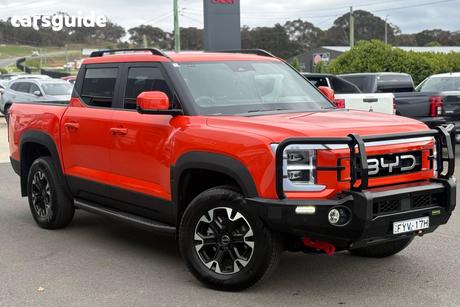 Orange 2025 BYD Shark 6 Dual Cab Utility Dual Motor Premium