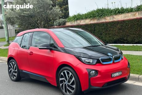 Red 2015 BMW I3 Hatchback