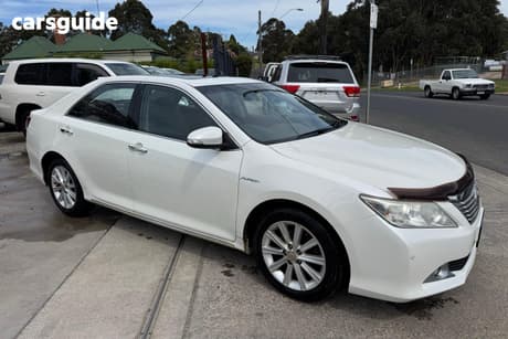 White 2012 Toyota Aurion Sedan Prodigy