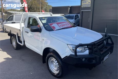 White 2022 Isuzu D-MAX Cab Chassis Sx (4X2) High-Ride