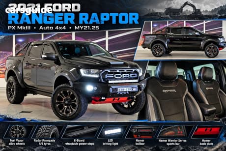 Black 2021 Ford Ranger Double Cab Pick Up Raptor 2.0 (4X4)