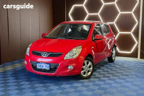 Red 2010 Hyundai I20 Hatch ELITE PB MY11