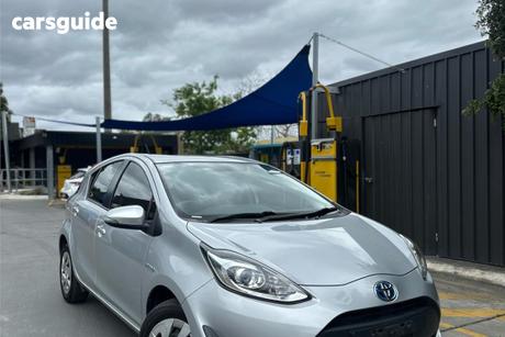Silver 2020 Toyota Prius-C Hatchback Hybrid