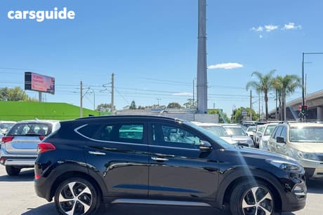 Black 2017 Hyundai Tucson Wagon Highlander (Awd)