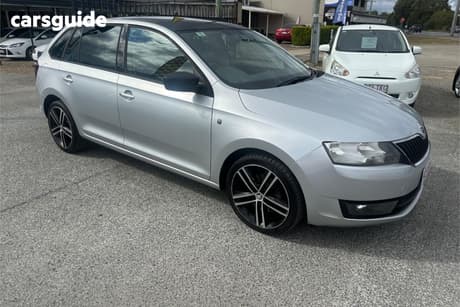 Silver 2015 Skoda Rapid Spaceback Wagon Ambition 90 Tsi