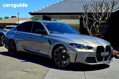 Grey 2022 BMW M3 Sedan Competition