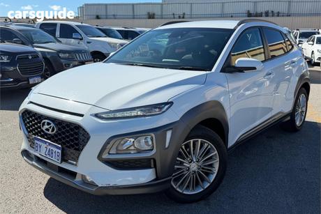 White 2018 Hyundai Kona Wagon Elite