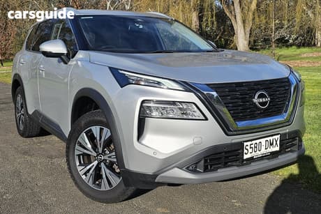 Silver 2022 Nissan X-Trail Wagon St-L (4Wd) 7 Seat