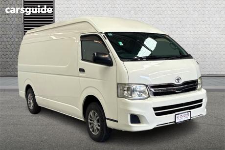 White 2012 Toyota HiAce Commercial SLWB DX