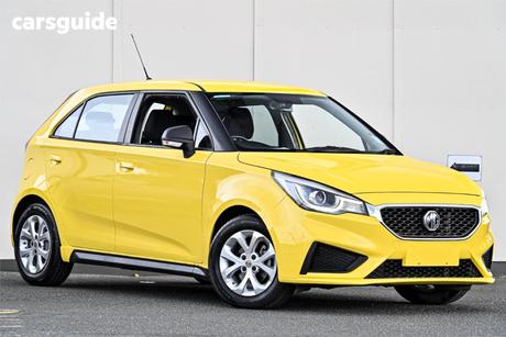 Yellow 2019 MG MG3 Hatchback Core