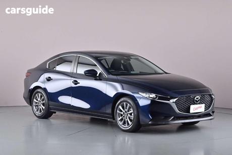 Blue 2021 Mazda 3 Sedan G20 Pure