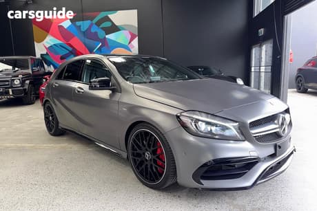 Grey 2018 Mercedes-Benz A45 Hatchback 4Matic
