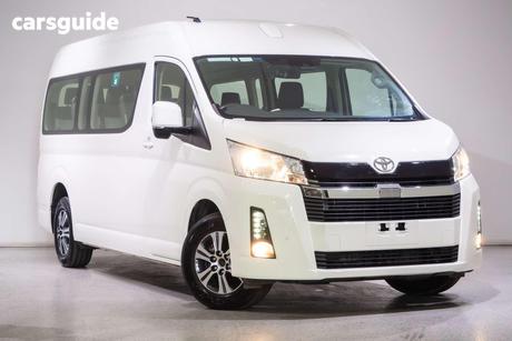 White 2023 Toyota HiAce Bus Slwb Commuter Gl (12 Seats)