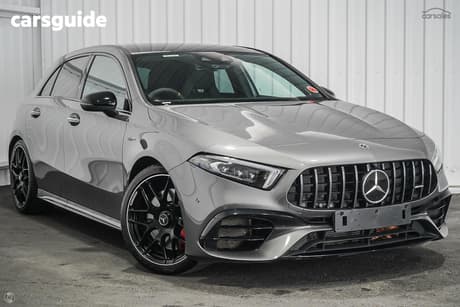Grey 2022 Mercedes-Benz A45 Hatchback S 4Matic+