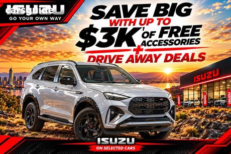 Grey 2026 Isuzu MU-X Wagon X-Terrain (4X4)