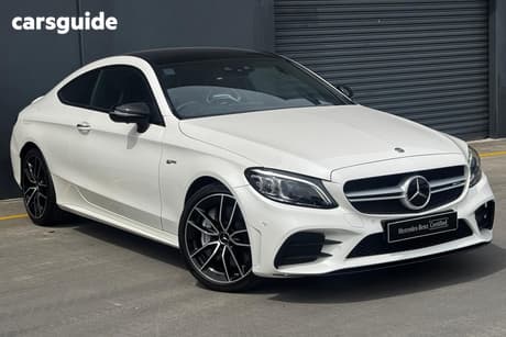 White 2019 Mercedes-Benz C43 Coupe 43