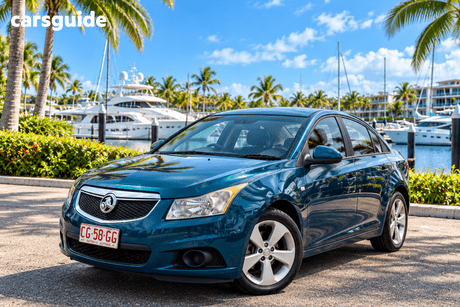 Blue 2013 Holden Cruze Sedan Cd