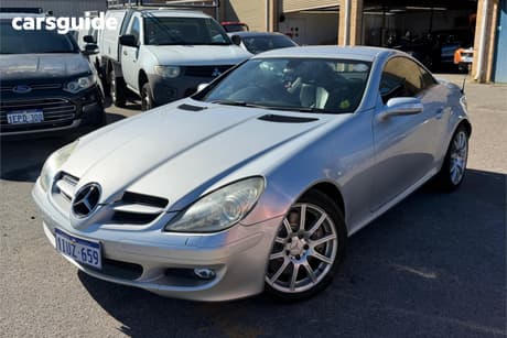 Silver 2007 Mercedes-Benz SLK350 Convertible 350