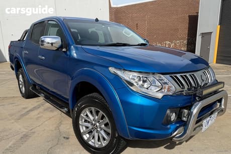 Blue 2016 Mitsubishi Triton Dual Cab Utility Gls (4X4)
