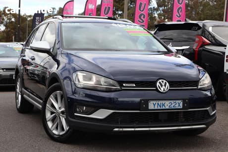 Blue 2016 Volkswagen Golf Wagon Alltrack 132 Tsi