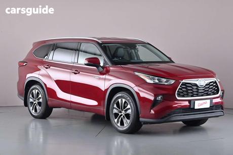 Red 2021 Toyota Kluger Wagon Gxl Hybrid Awd