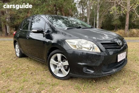 Black 2010 Toyota Corolla Hatchback Ascent