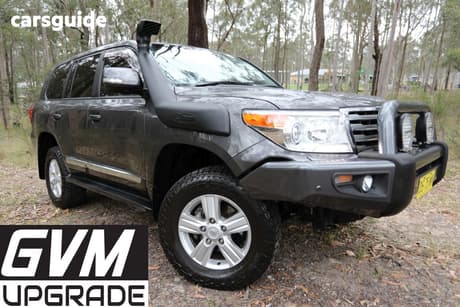 Grey 2015 Toyota Landcruiser Wagon Vx (4X4)