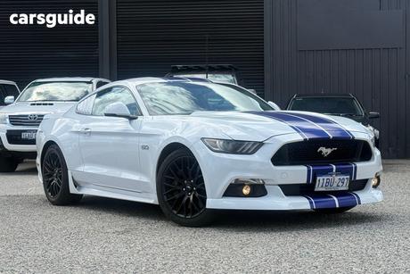 White 2016 Ford Mustang Coupe Fastback Gt 5.0 V8