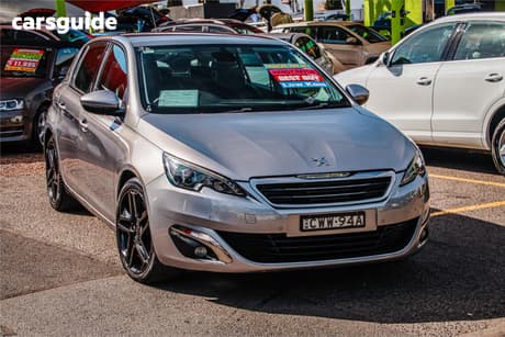 Grey 2014 Peugeot 308 Wagon Touring Allure Blue Hdi